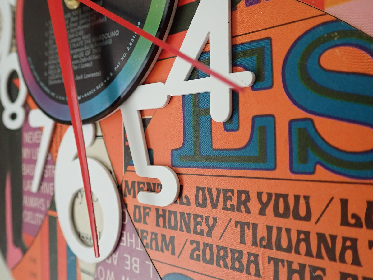 Prince - Purple Rain - Vinyl Record Clock