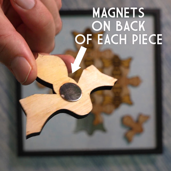 Large Bee magnetized puzzle