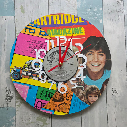 Partridge Family - Vinyl Record Clock
