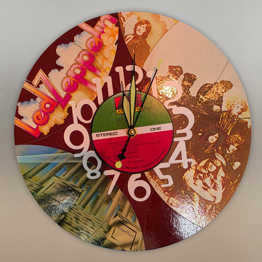 Led Zepplin - 2 - Vinyl Record Clock