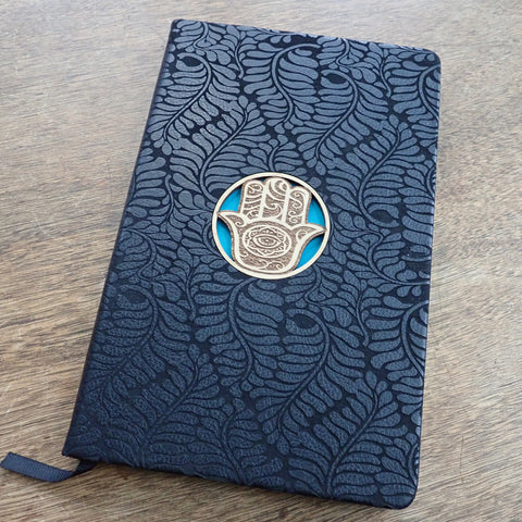Hamsa Hand Journal - personalized bullet journal