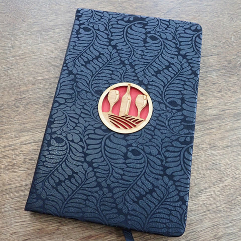 Wine Journal - personalized bullet journal - custom laser cut