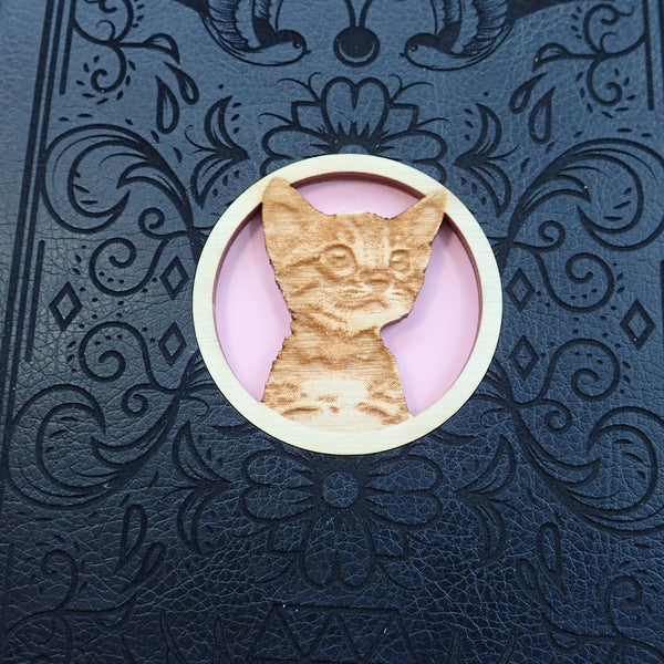 Kitty Journal - personalized bullet journal - custom laser cut