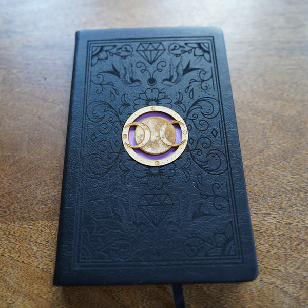 3 Moon Journal - personalized bullet journal - custom laser cut